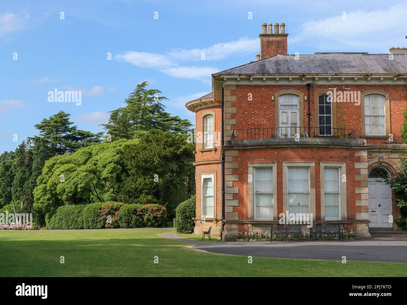 Ancienne maison de campagne demesne Belfast. Wilmont House, parc Sir Thomas et Lady Dixon, Belfast, Irlande du Nord. Banque D'Images