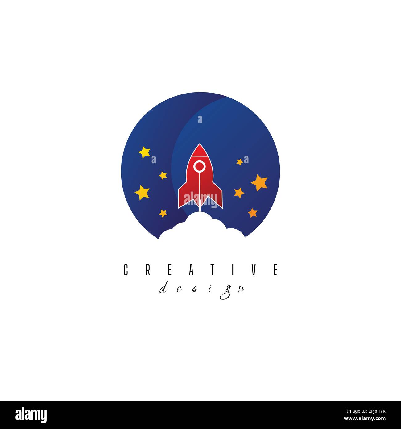 Illustration de l'icône du vecteur de lancement de fusée. Concept d'icône de technologie d'entreprise vecteur Premium isolé. Style de dessin animé plat Illustration de Vecteur