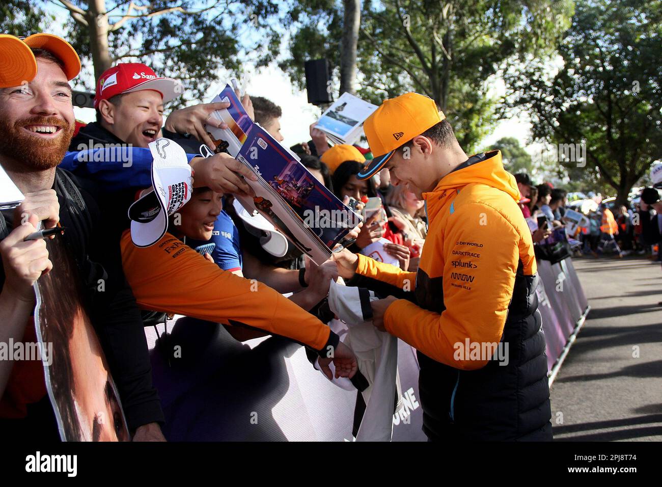 Melbourne, Australie. 01st avril 2023. 1 avril 2023, Albert Park, Melbourne, FORMULE 1 GRAND PRIX D'AUSTRALIE ROLEX 2023, sur la photo Lando Norris (GBR), McLaren F1 crédit de l'équipe : dpa/Alay Live News Banque D'Images