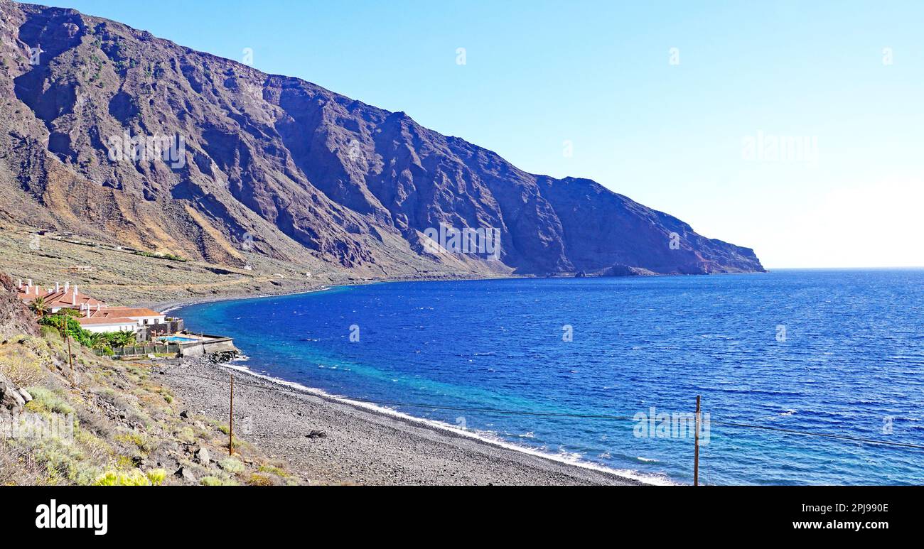 Paysage de l'île El Hierro, îles Canaries, Espagne, Europe Banque D'Images
