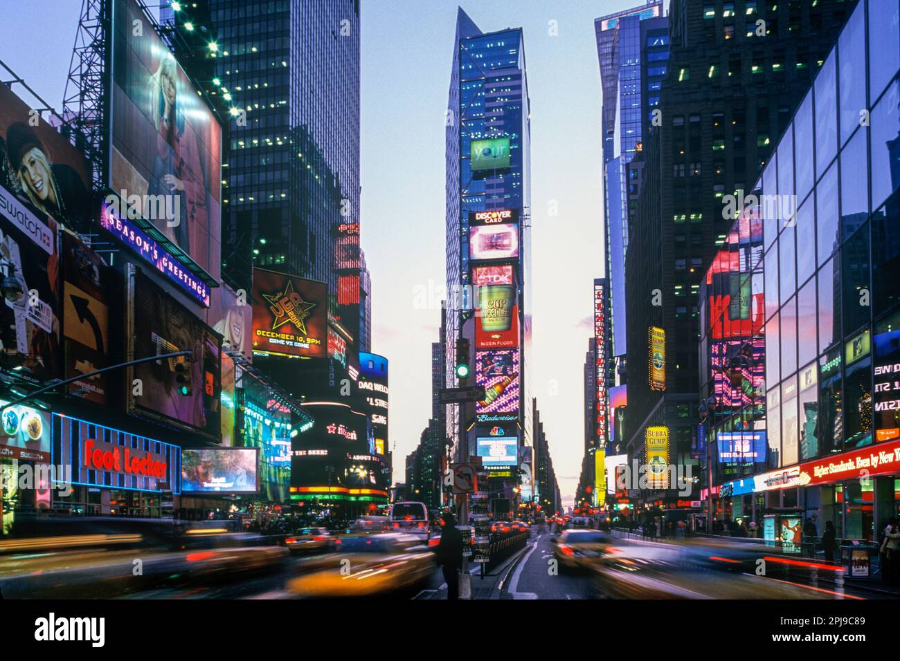 2005 TIMES SQUARE HISTORIQUE MIDTOWN MANHATTAN NEW YORK CITY USA Banque D'Images