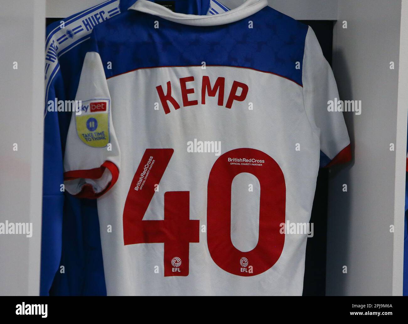 Maillot Daniel Kemp de Hartlepool United lors du match Sky Bet League 2 entre Hartlepool United et Swindon Town à Victoria Park, Hartlepool, le samedi 1st avril 2023. (Photo : Michael Driver | MI News) Credit : MI News & Sport /Alay Live News Banque D'Images