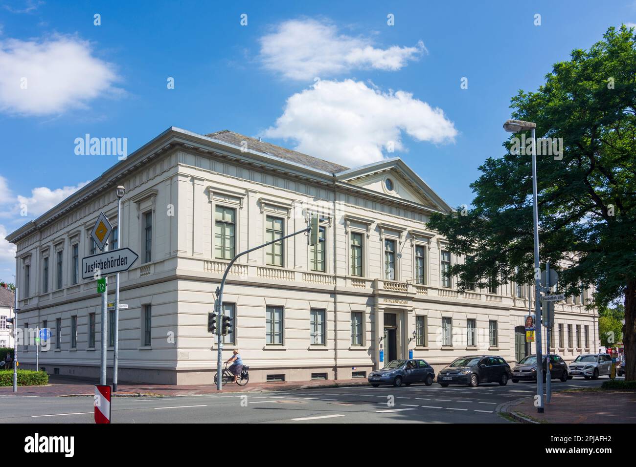 Oldenburg: palais Prinzenpalais, emplacement de la galerie des nouveaux maîtres des 19th et 20th siècles à Oldenburger Land, Niedersachsen, Basse-Saxe, Banque D'Images