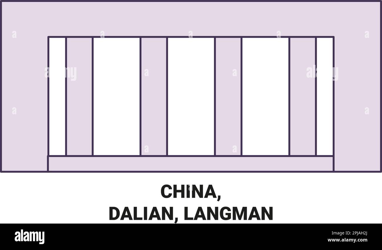 Chine, Dalian, Langman Hôtel Voyage illustration vecteur Illustration de Vecteur