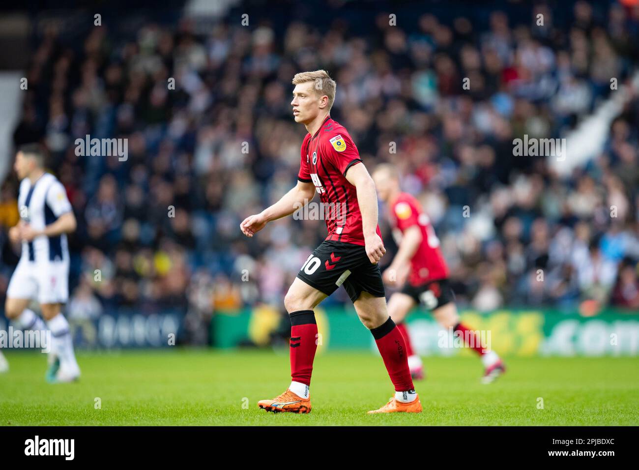 Zian Flemming de Millwall lors du match de championnat Sky Bet entre West Bromwich Albion et Millwall aux Hawthorns, West Bromwich, le samedi 1st avril 2023. (Photo : Gustavo Pantano | ACTUALITÉS MI) crédit : ACTUALITÉS MI et sport /Actualités Alay Live Banque D'Images