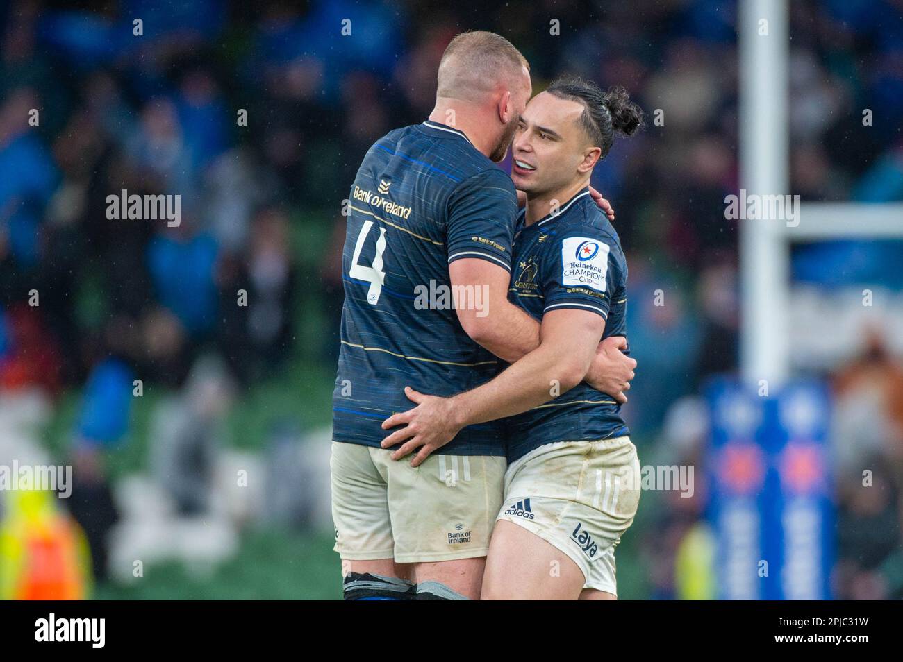 Maillot De Rugby Vintage Canterbury Leinster - Banque D'Irlande - Occasion