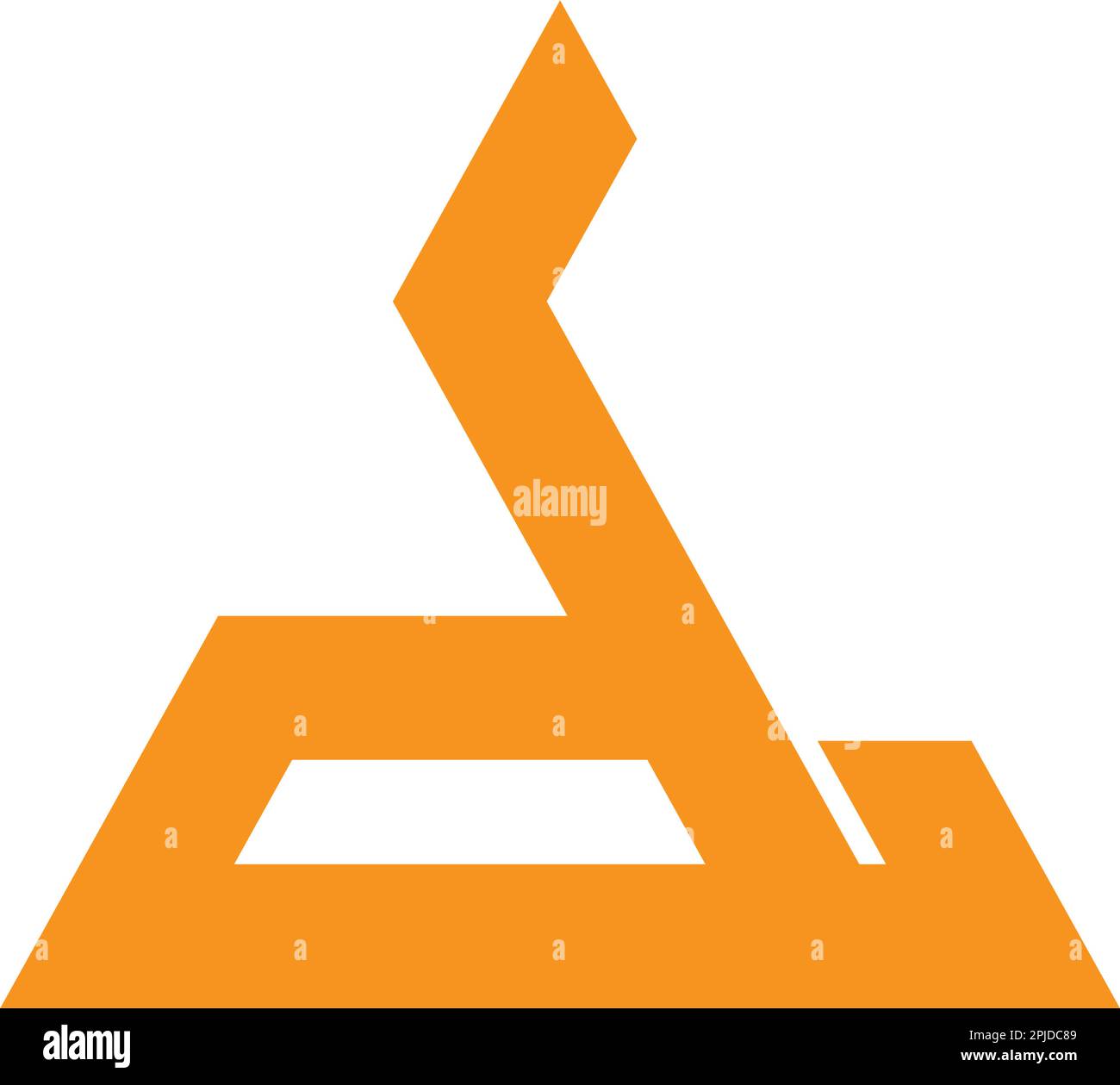 lettre a logo vektor illustration Illustration de Vecteur