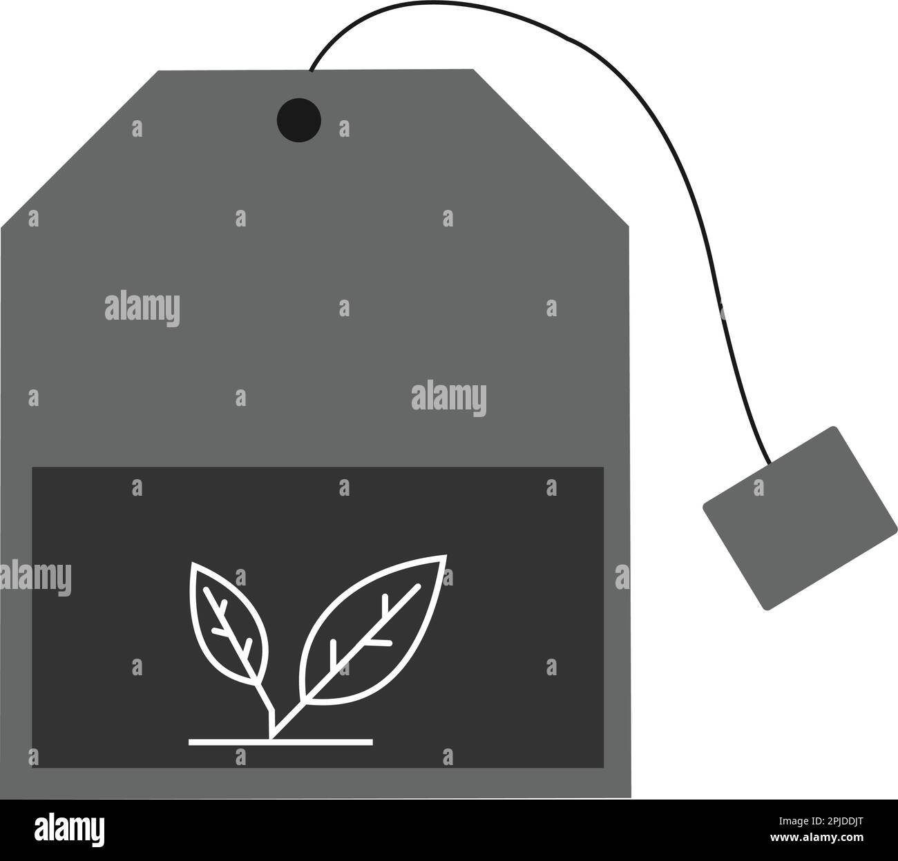 motif d'illustration représentant un sac à thé Illustration de Vecteur