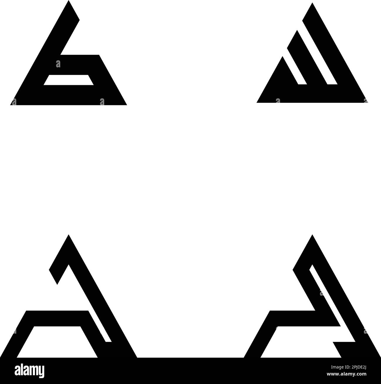 lettre a logo vektor illustration Illustration de Vecteur