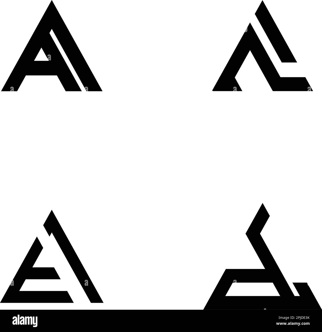 lettre a logo vektor illustration Illustration de Vecteur