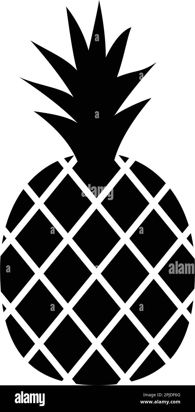 motif graphique représentant le logo ananas Illustration de Vecteur