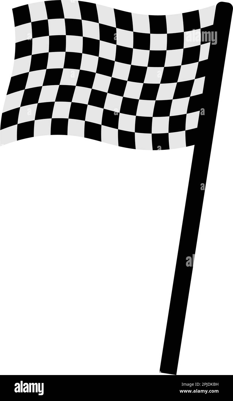 drapeau de fin logo vektor modèle Illustration de Vecteur