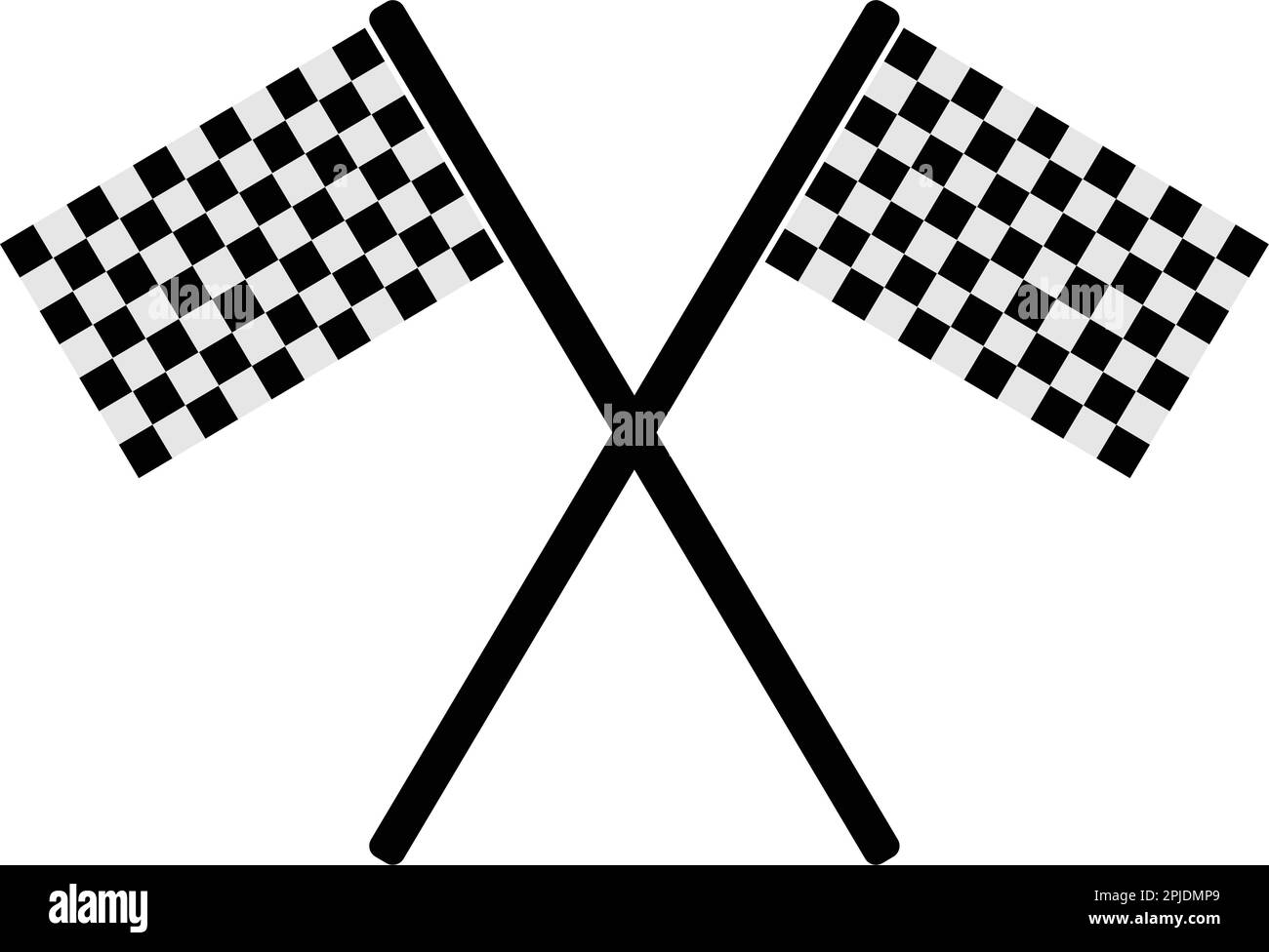 drapeau de fin logo vektor modèle Illustration de Vecteur