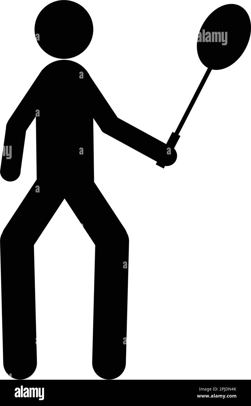 icône de badminton Illustration de Vecteur