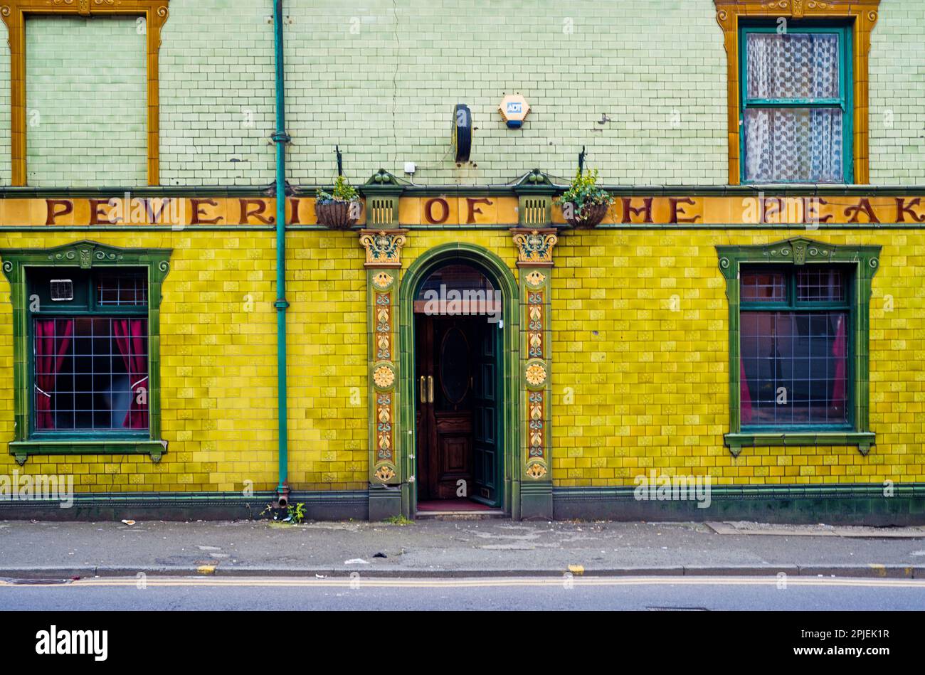 Peveril of the Peak pub, Great Bridgewater Street, Manchester, Lancashire, Angleterre Banque D'Images