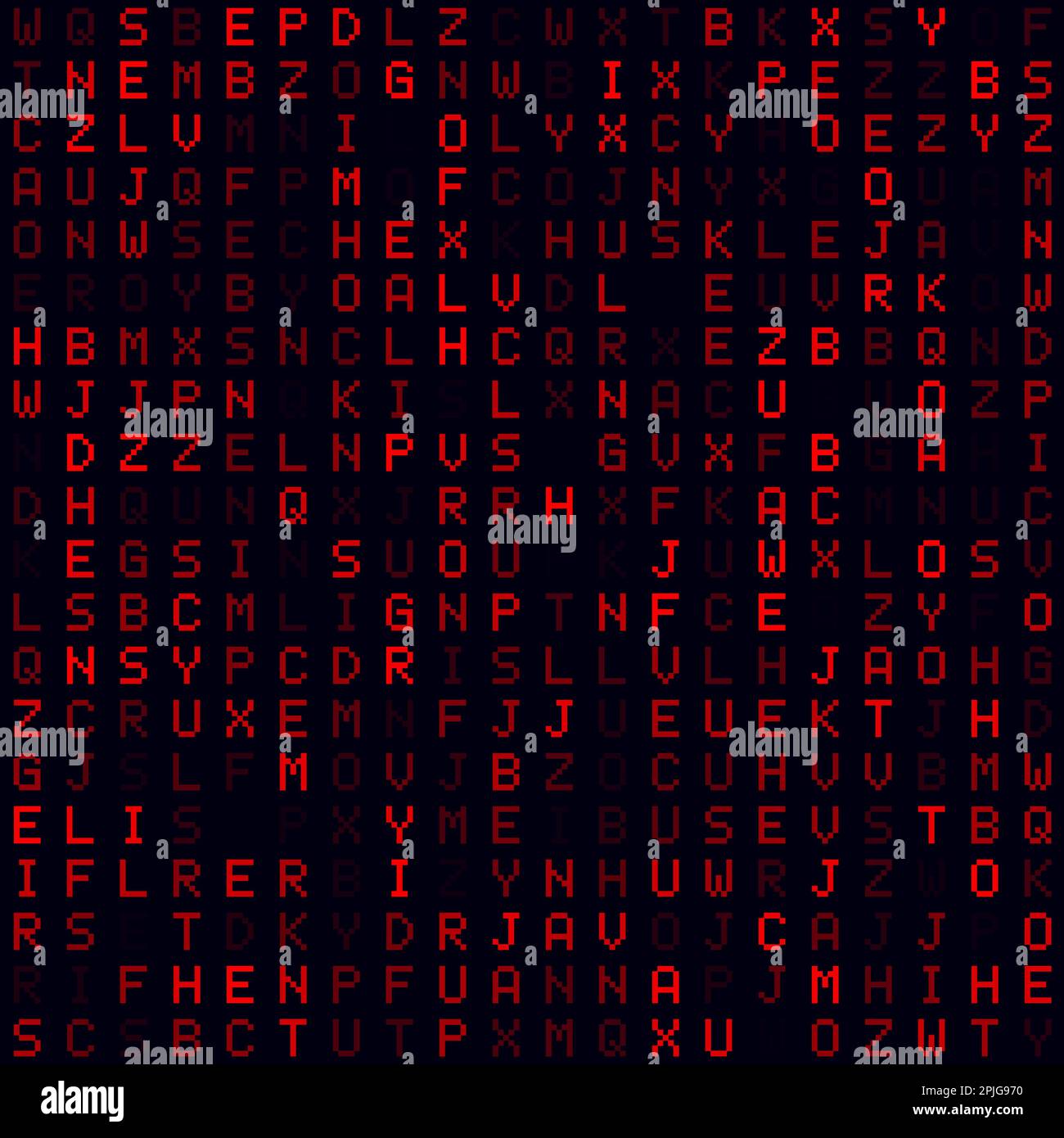 Couverture numérique. Fond de lettres de l'alphabet rouge plein. Modèle sans couture de petite taille. Superbe illustration vectorielle. Illustration de Vecteur