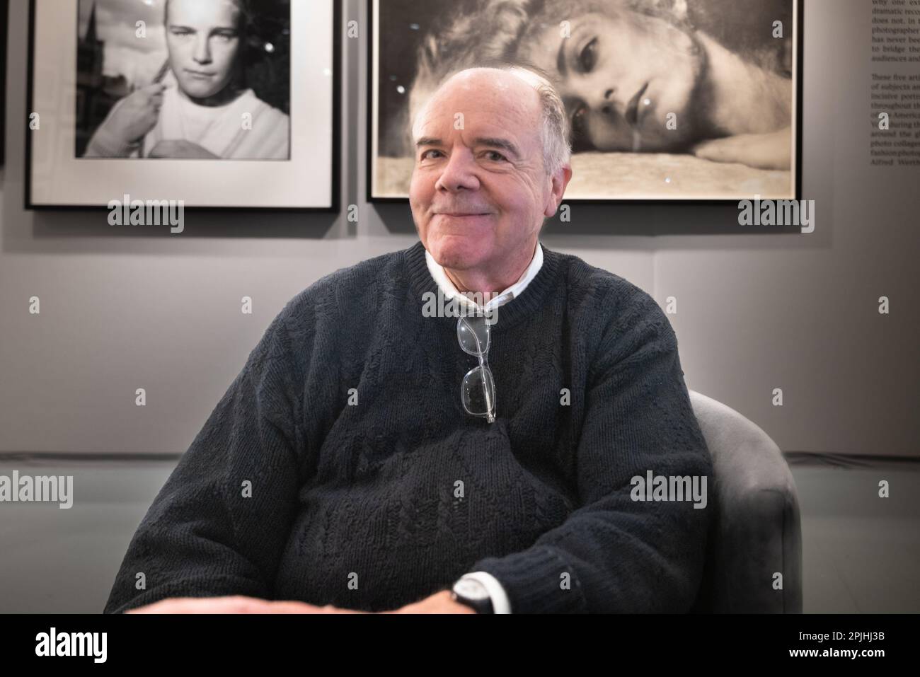 8 mars 2019: W.M. HUNT apparaît sur scène avant son discours sur la joie de la collecte: Lors de la photographie annuelle par l'Association internationale des marchands d'art photographique à New York. Le salon a accueilli plus de 40 exposants du monde entier, dont la France, l'Argentine, les Etats-Unis, l'Italie, l'Autriche et Londres, (Credit image: © Brian Branch Price/ZUMA Press Wire) USAGE ÉDITORIAL SEULEMENT! Non destiné À un usage commercial ! Banque D'Images