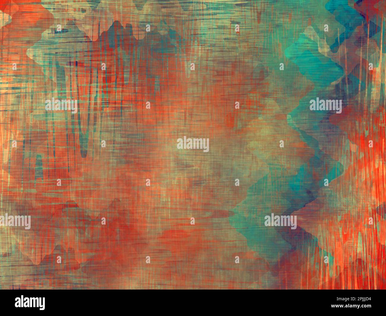 Arrière-plan rouge et turquoise Banque D'Images