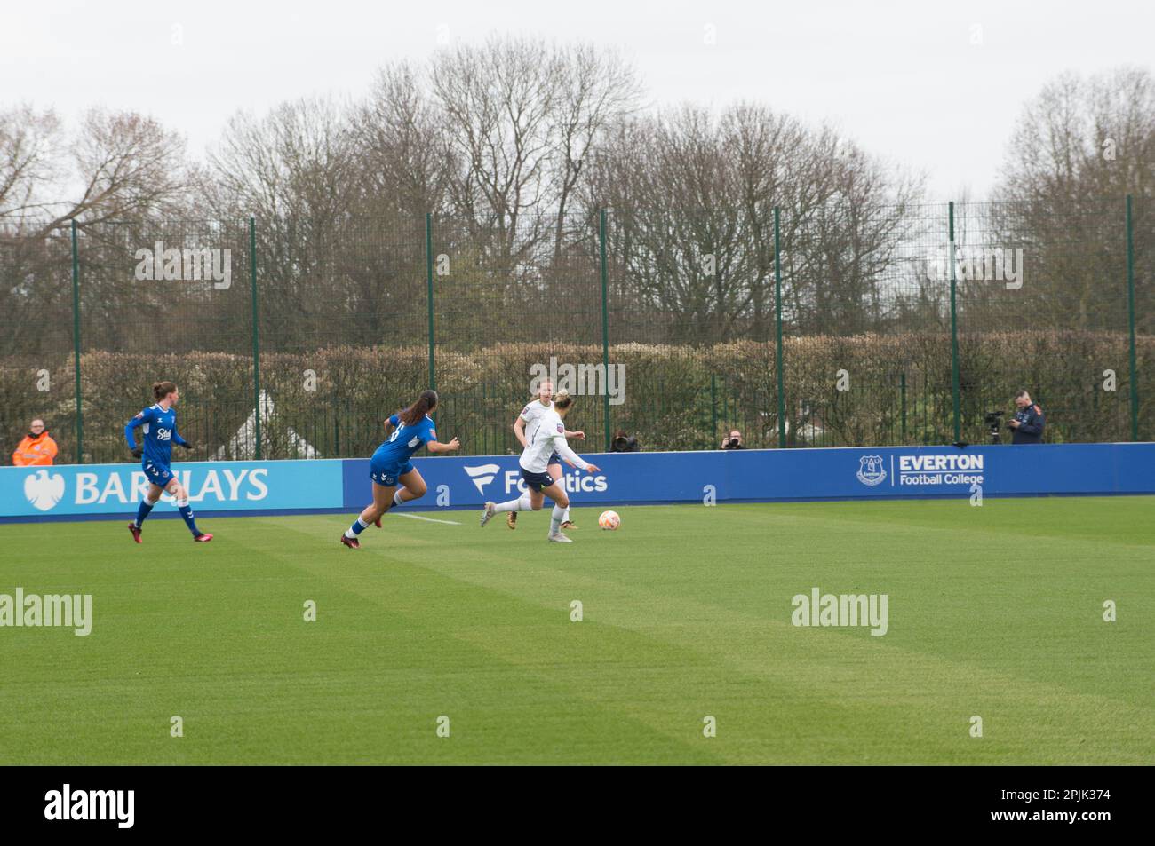 WSL Everton V Tottenham Hotspur au stade Walton Park, Liverpool note 2-1 à Everton (Terry Scott/SPP) crédit: SPP Sport Press photo. /Alamy Live News Banque D'Images