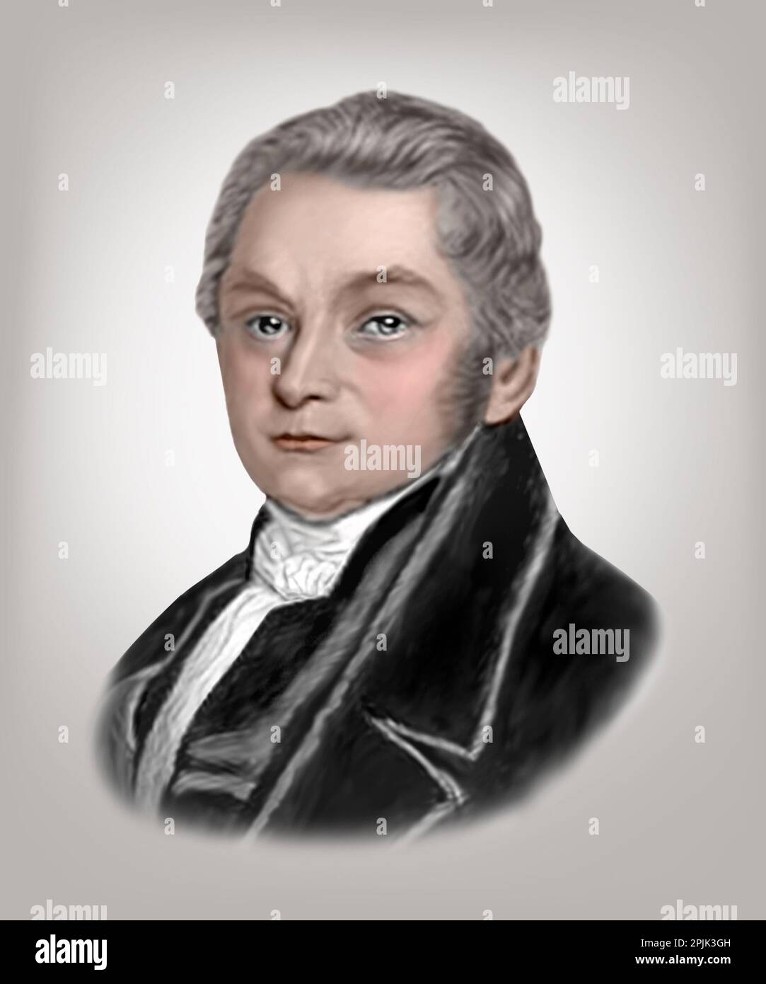 Jons Jakob Berzelius 1779-1848 chimiste suédois Banque D'Images