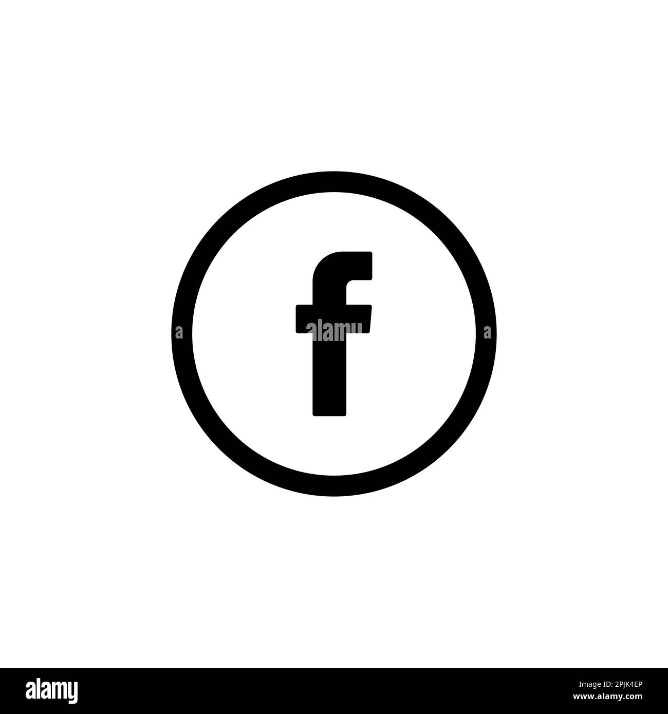 symbole d'icône facebook. design vectoriel d'icônes de réseaux sociaux. Illustration de Vecteur