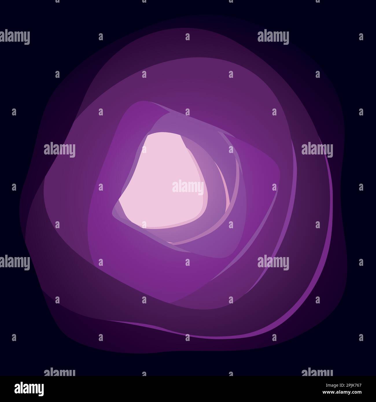 une lumière tunnel violet foncé Illustration de Vecteur