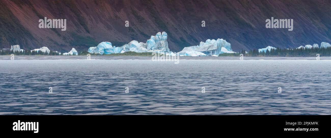 Kenai Peninsula, icebergs qui s'en trouve dans le paysage Banque D'Images