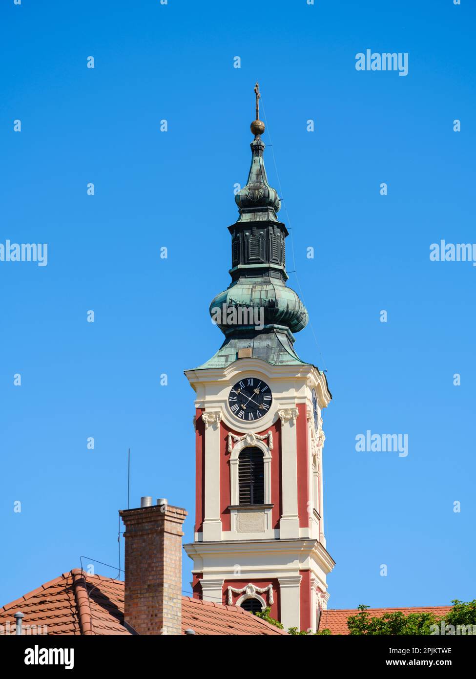 Église Belgrad-szekesegyhaz (Église Belgrade-serbe). La ville de Szentendre près de Budapest, Hongrie Banque D'Images