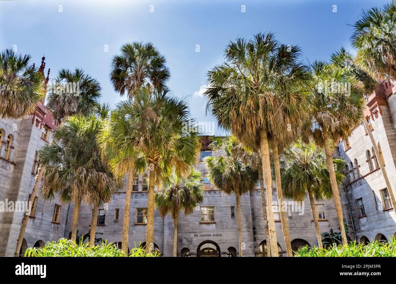 Hôtel de ville, St. Augustine, Floride. À l'origine Alcazar Hôtel fondé en 1888 Banque D'Images