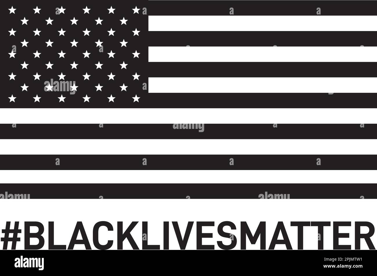 Black Lives Matter drapeau, citation, phrase ou slogan. Citation du mouvement social des Noirs. Hashtag des médias sociaux - lutte, protestation pour les droits des personnes. Pas de raci Illustration de Vecteur