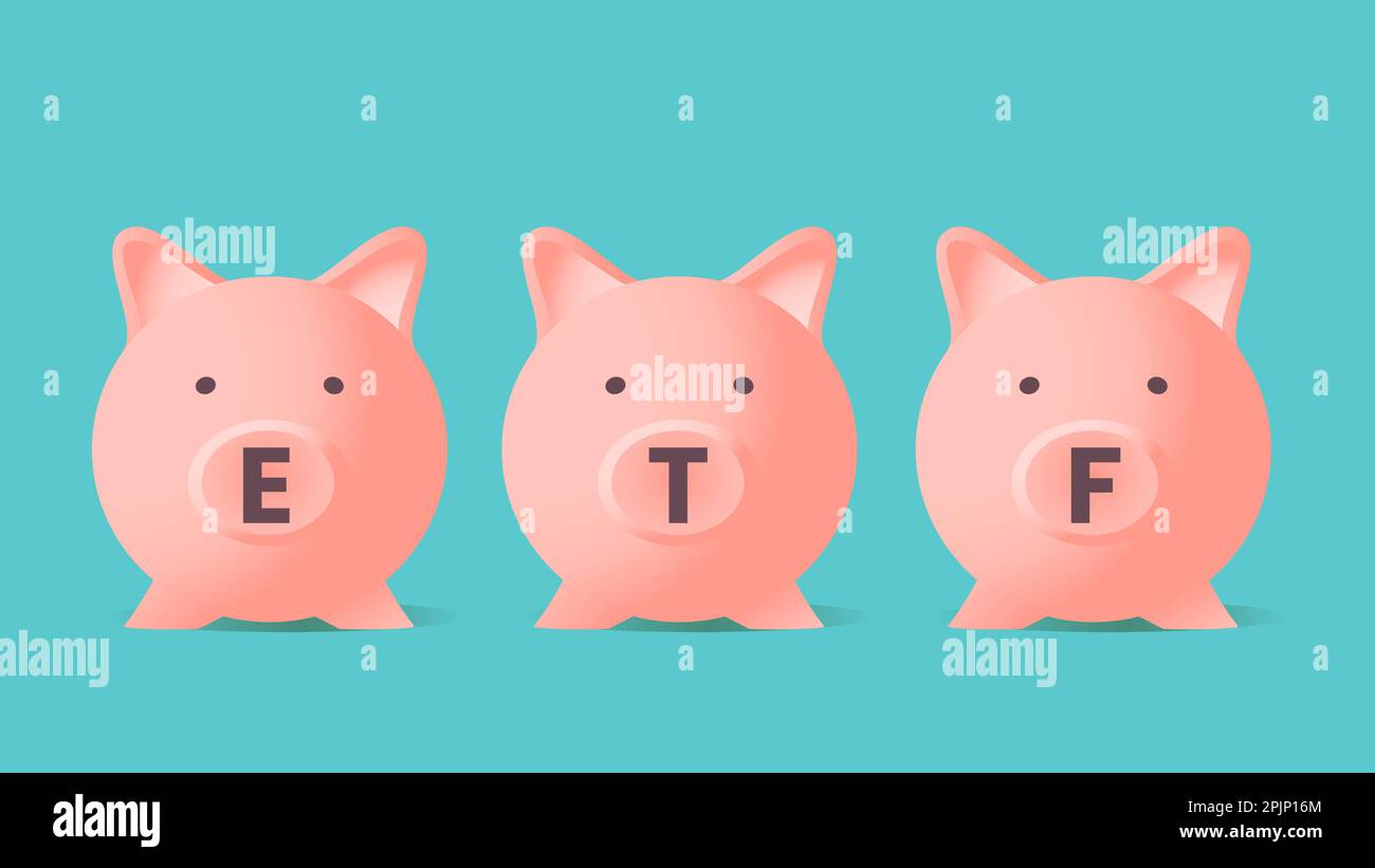 Tirelire ou caisses sur fond isolé. Style isométrique. Boîte de porc rose plate. Économie d'argent, investissement financier, revenu d'entreprise concept il Illustration de Vecteur