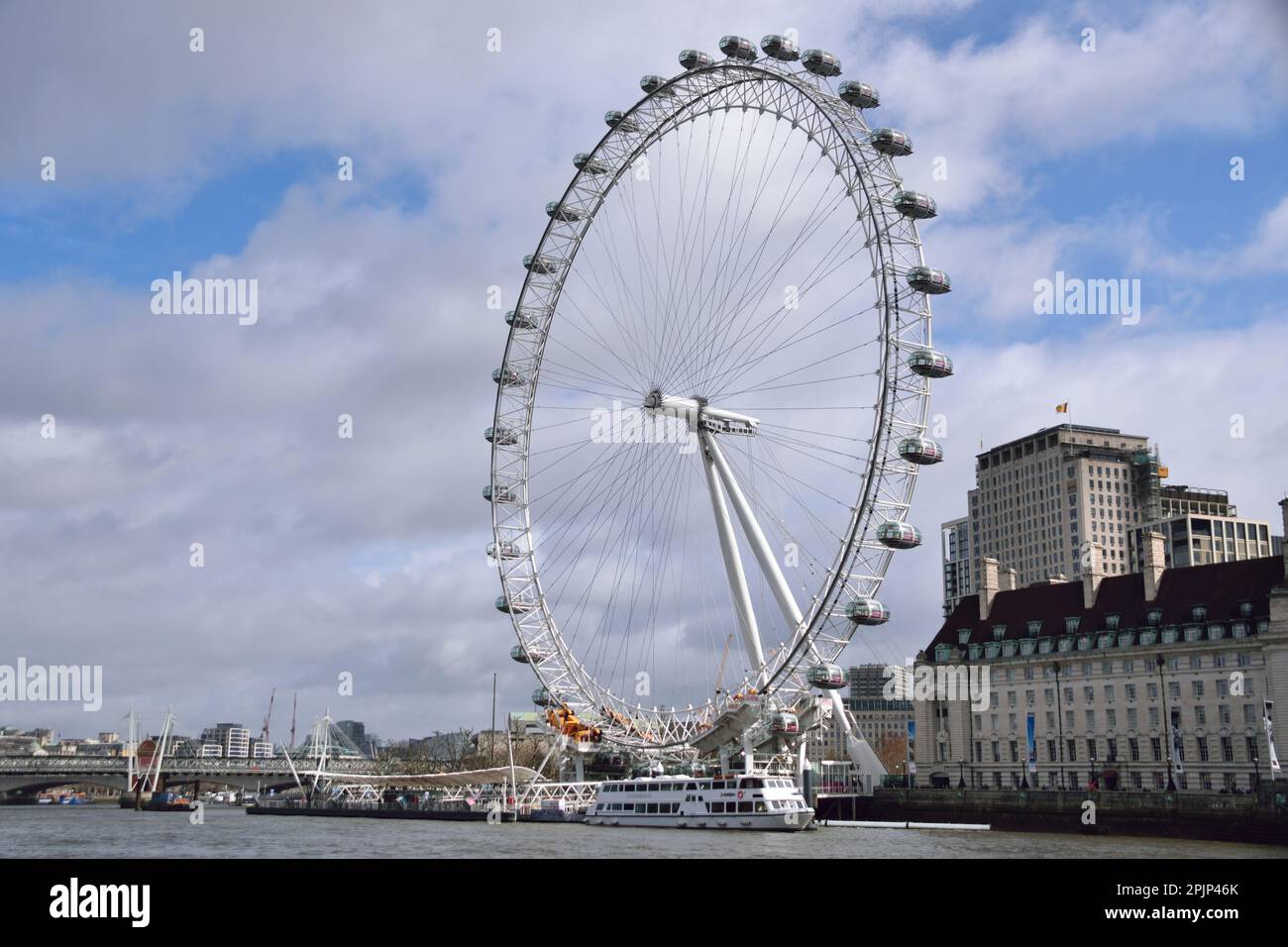 lastminute.com London Eye Banque D'Images