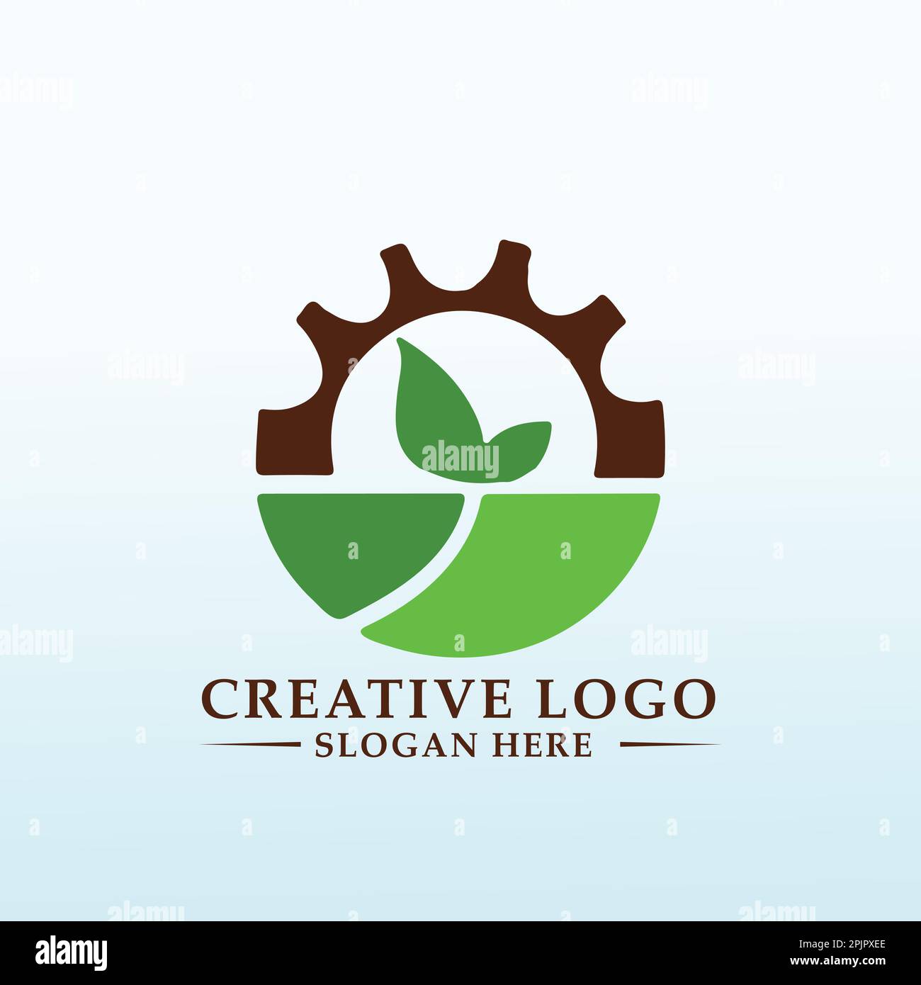 Collection de consultants et conception du logo de planification agricole Illustration de Vecteur