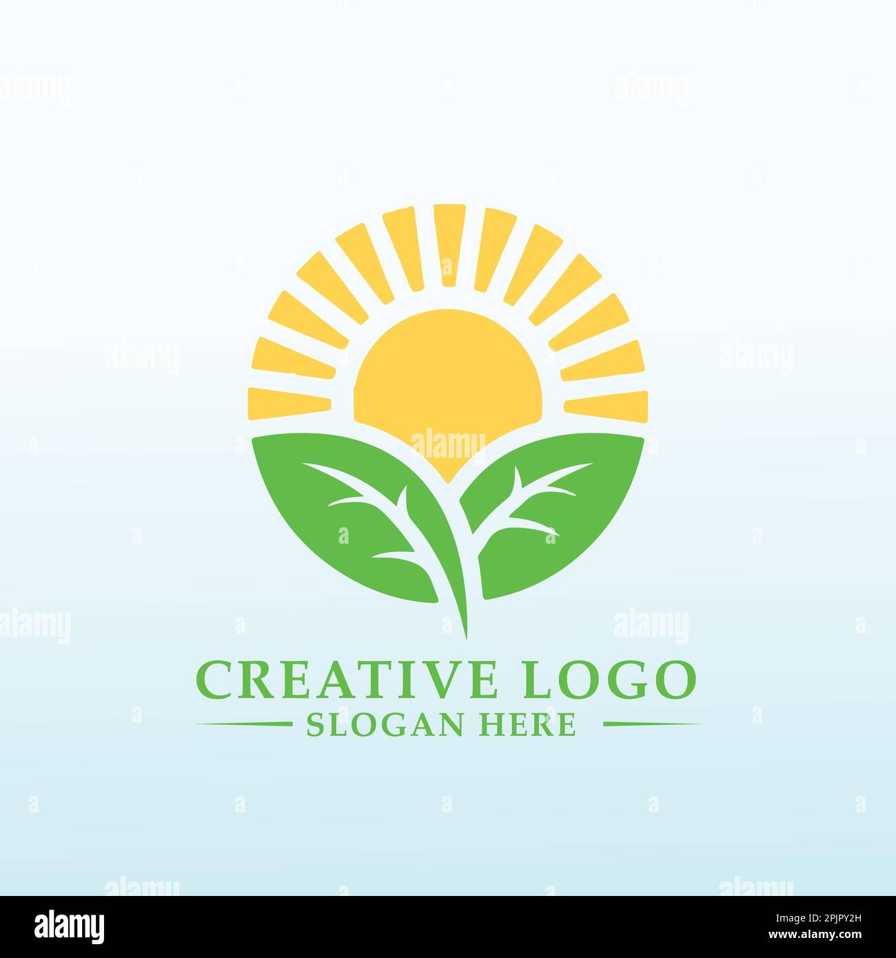 La ferme a besoin d'un grand logo pour vendre de la grande nourriture Illustration de Vecteur