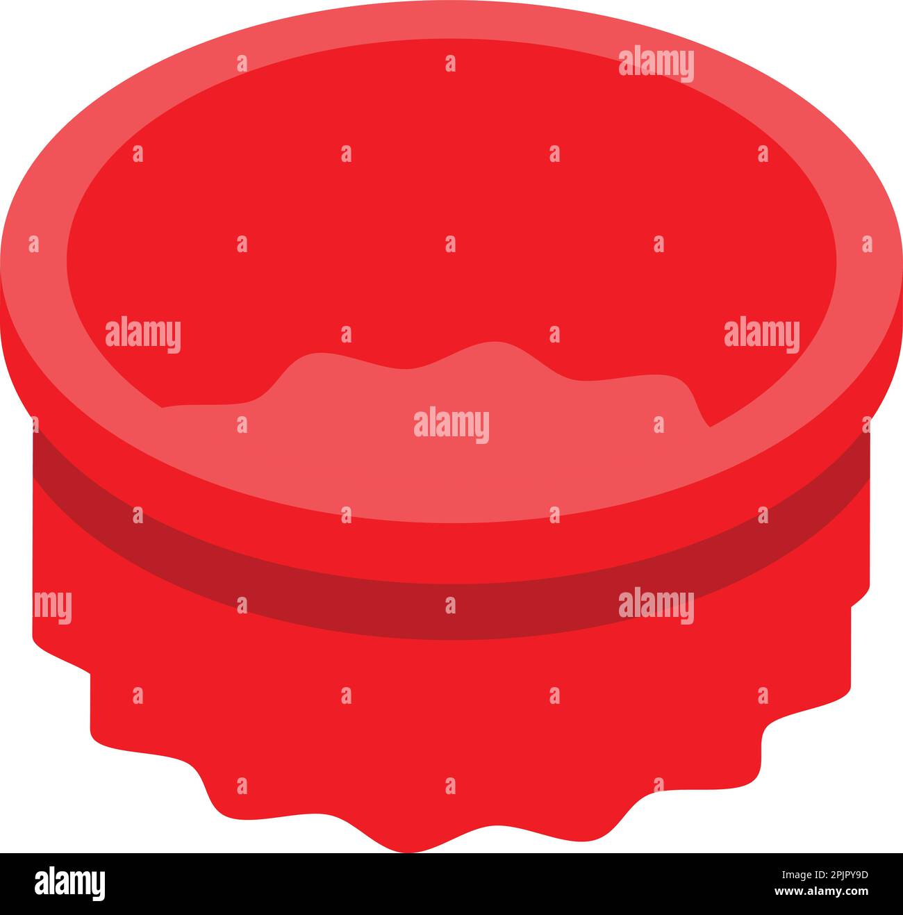 Silicone bakeware icône vecteur isométrique. Cuisson par moule. Équipement de boulangerie Illustration de Vecteur