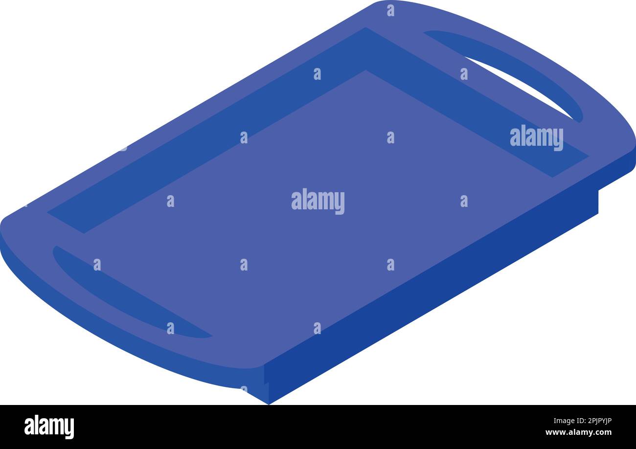 Icône de plaque de cuisson vecteur isométrique. Plat en métal. Équipement de moulage Illustration de Vecteur