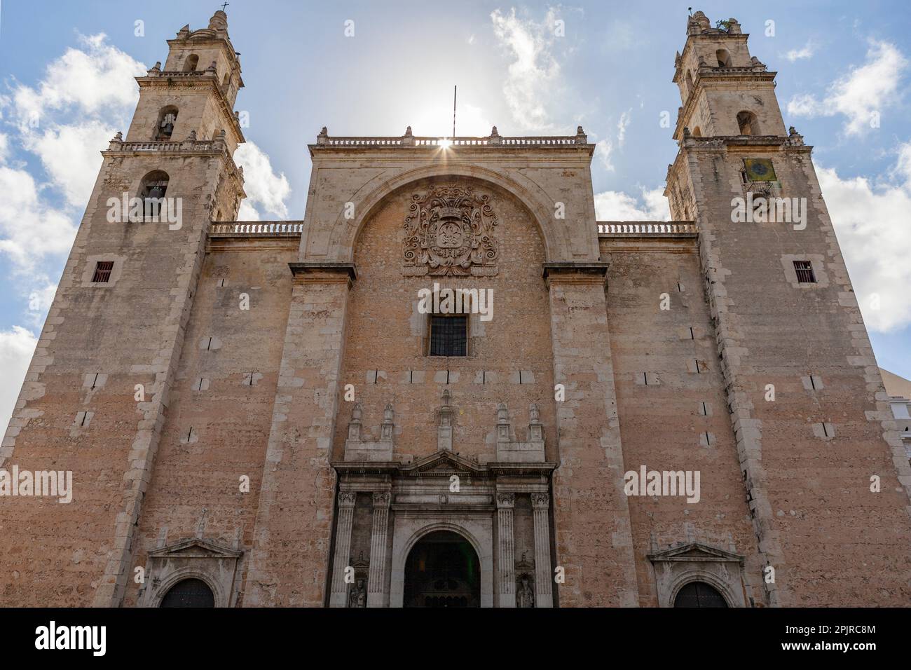 Cathédrale de Mérida, Mérida, Mexique Banque D'Images