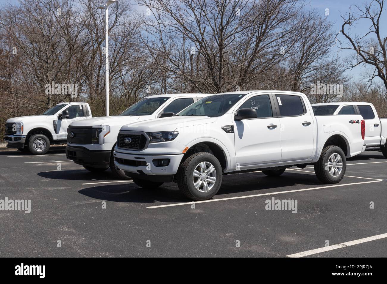 Plainfield Circa avril 2023 exposition de pickup Ford Ranger chez