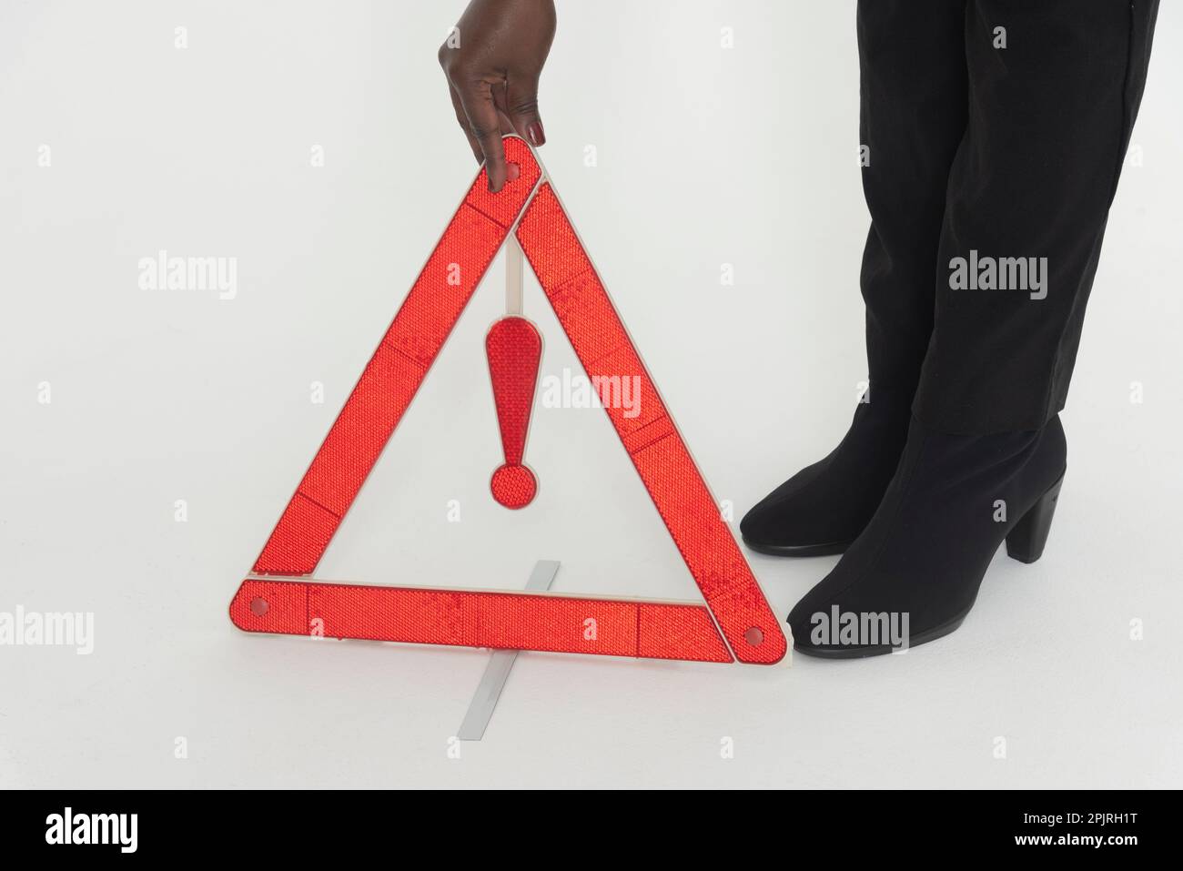 Symboles de danger triangle rouge Banque de photographies et d’images à ...