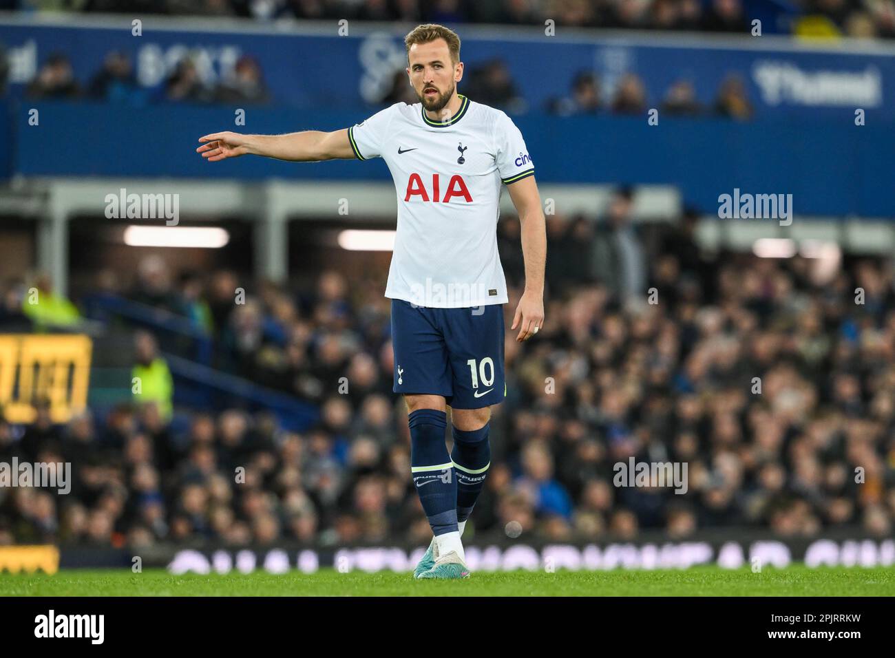 Harry Kane #10 de Tottenham Hotspur pendant le match de Betfred Super League Round 7 Salford Red Devils vs Huddersfield Giants au AJ Bell Stadium, Eccles, Royaume-Uni, 2nd avril 2023 (photo de Craig Thomas/News Images), le 4/2/2023. (Photo de Craig Thomas/News Images/Sipa USA) crédit: SIPA USA/Alay Live News Banque D'Images