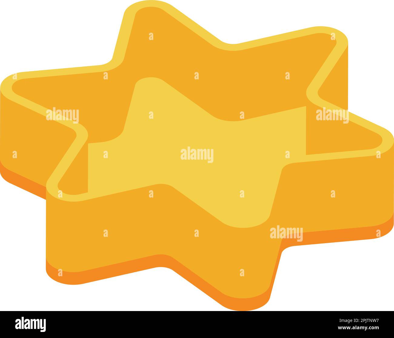 Étoile bakeware icône vecteur isométrique. Cuisine cuisson. Bac à vaisselle Illustration de Vecteur