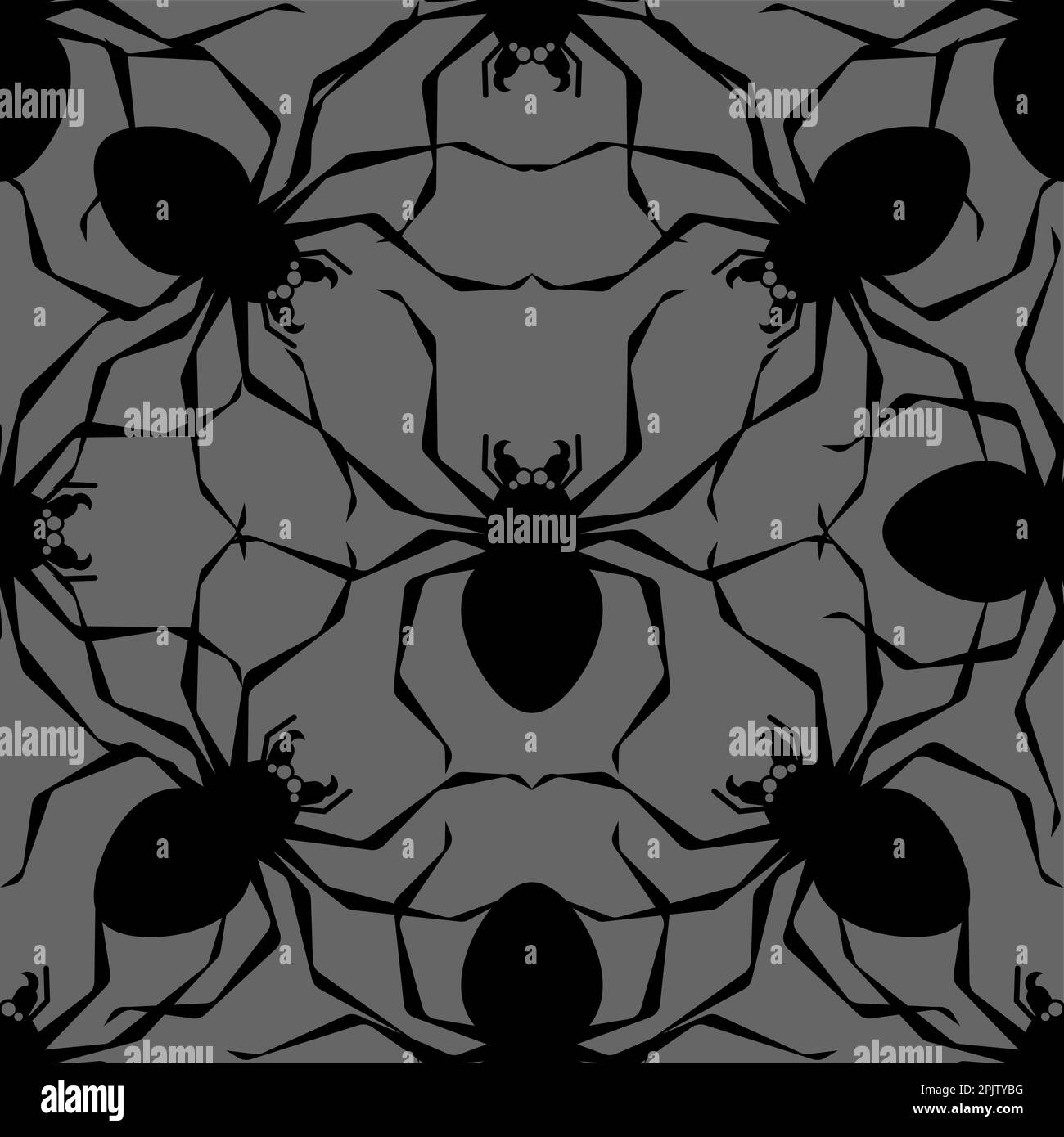 Motif araignée sans coutures. Arrière-plan dangereux d'insecte toxique. Texture vectorielle Illustration de Vecteur