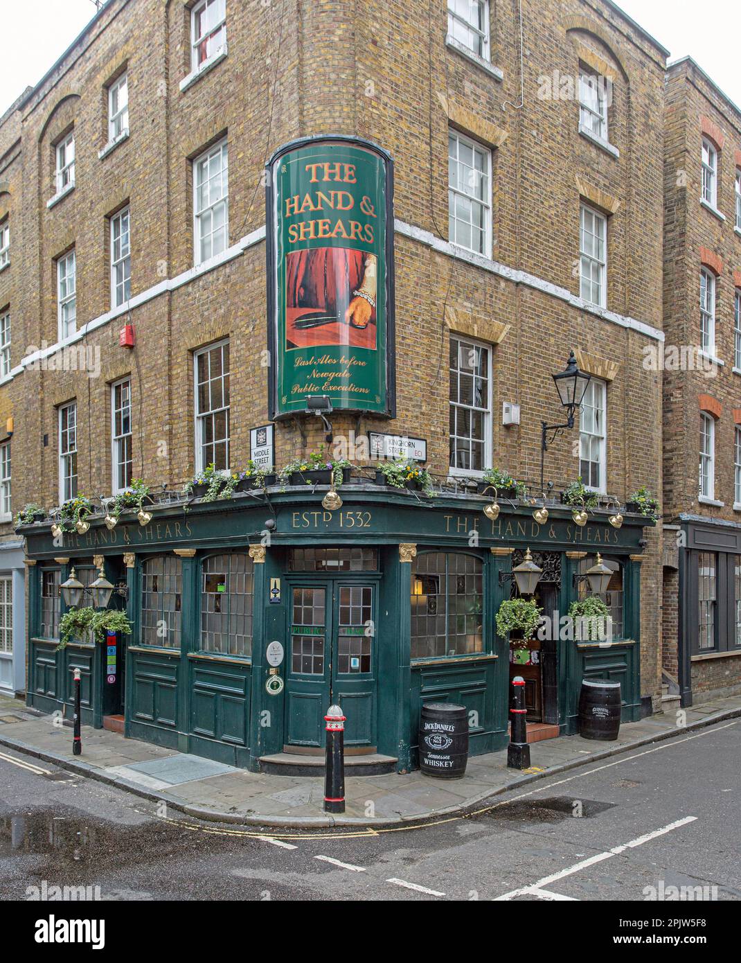 La main et Shears pub à Londres, Royaume-Uni Banque D'Images