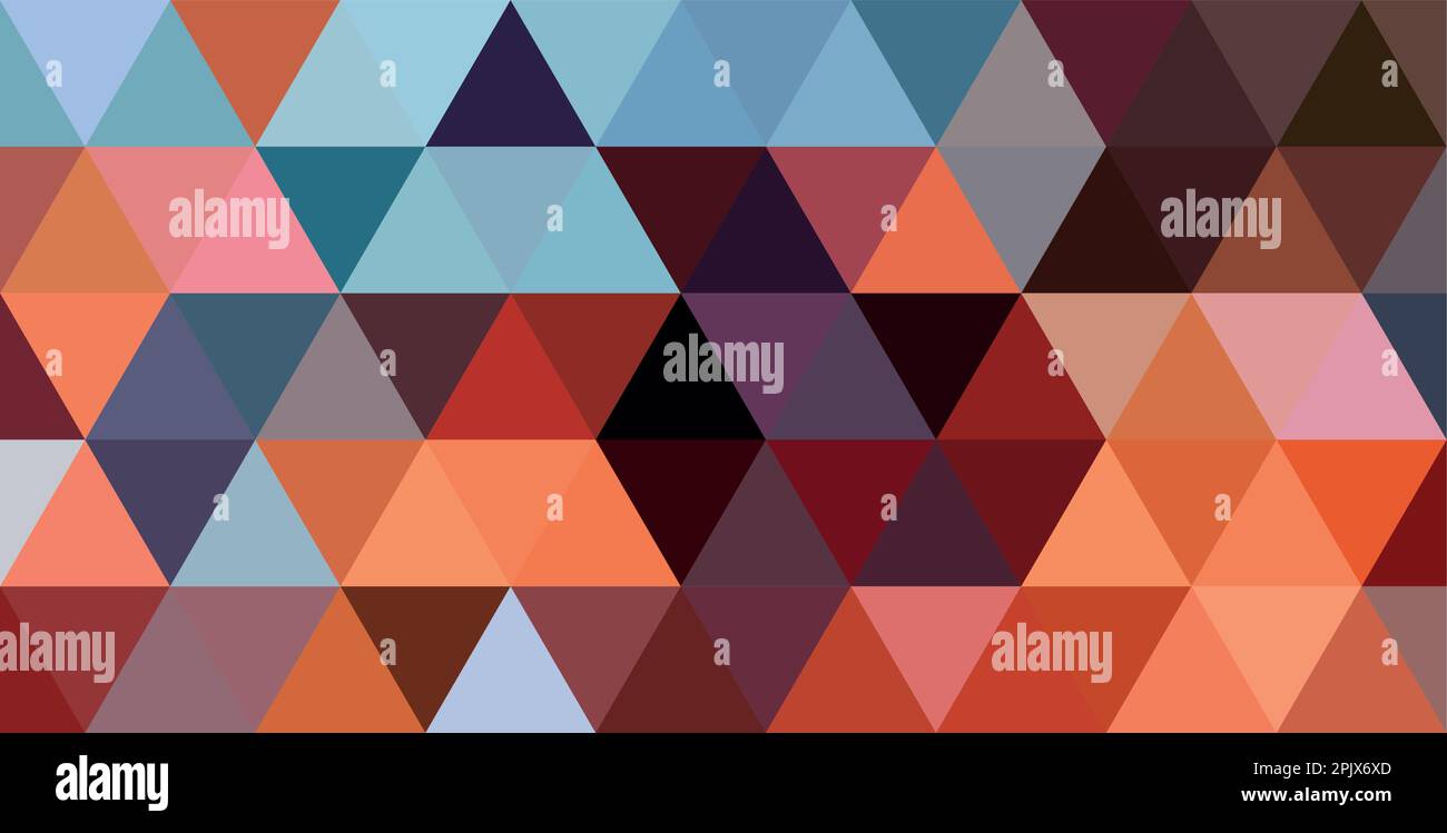 Arrière-plan moderne et coloré sans couture abstrait avec motif triangulaire Illustration de Vecteur