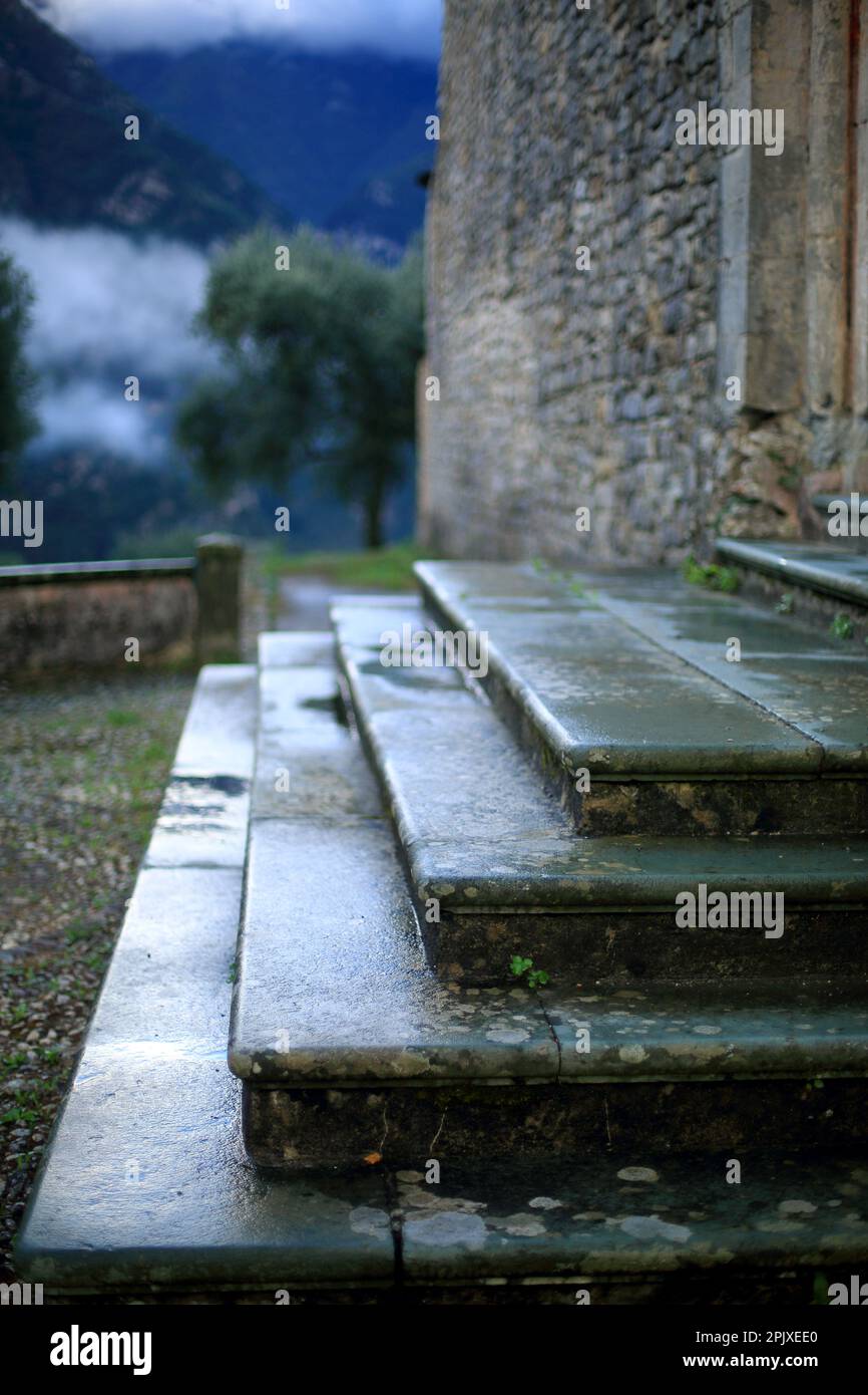 Notre Dame du Mont, Breil sur Roya, Vallée de la Roya, Parc national du Mercantour, Alpes Maritimes, 06, Côte d'Azur, France Banque D'Images