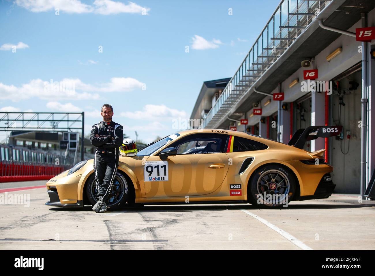 Porsche 911 GT3 Cup, Timo Glock (D), Porsche AG () Banque D'Images