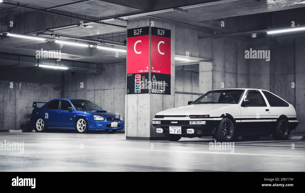 Voitures JDM à Tokyo, Japon Banque D'Images