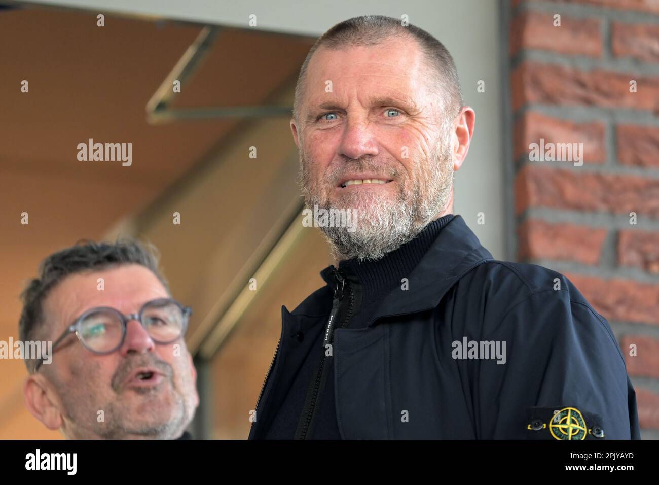 SPAKENBURG - ancien entraîneur entraîneur entraîneur de Spakenburg et actuel entraîneur assistant de Feyenoord John de Wolf pendant la demi-finale de la coupe KNVB entre SV Spakenburg (am) et PSV au Sportpark de Westmaat on 4 avril 2023 à Spakenburg, pays-Bas. AP | hauteur néerlandaise | GERRIT DE COLOGNE Banque D'Images