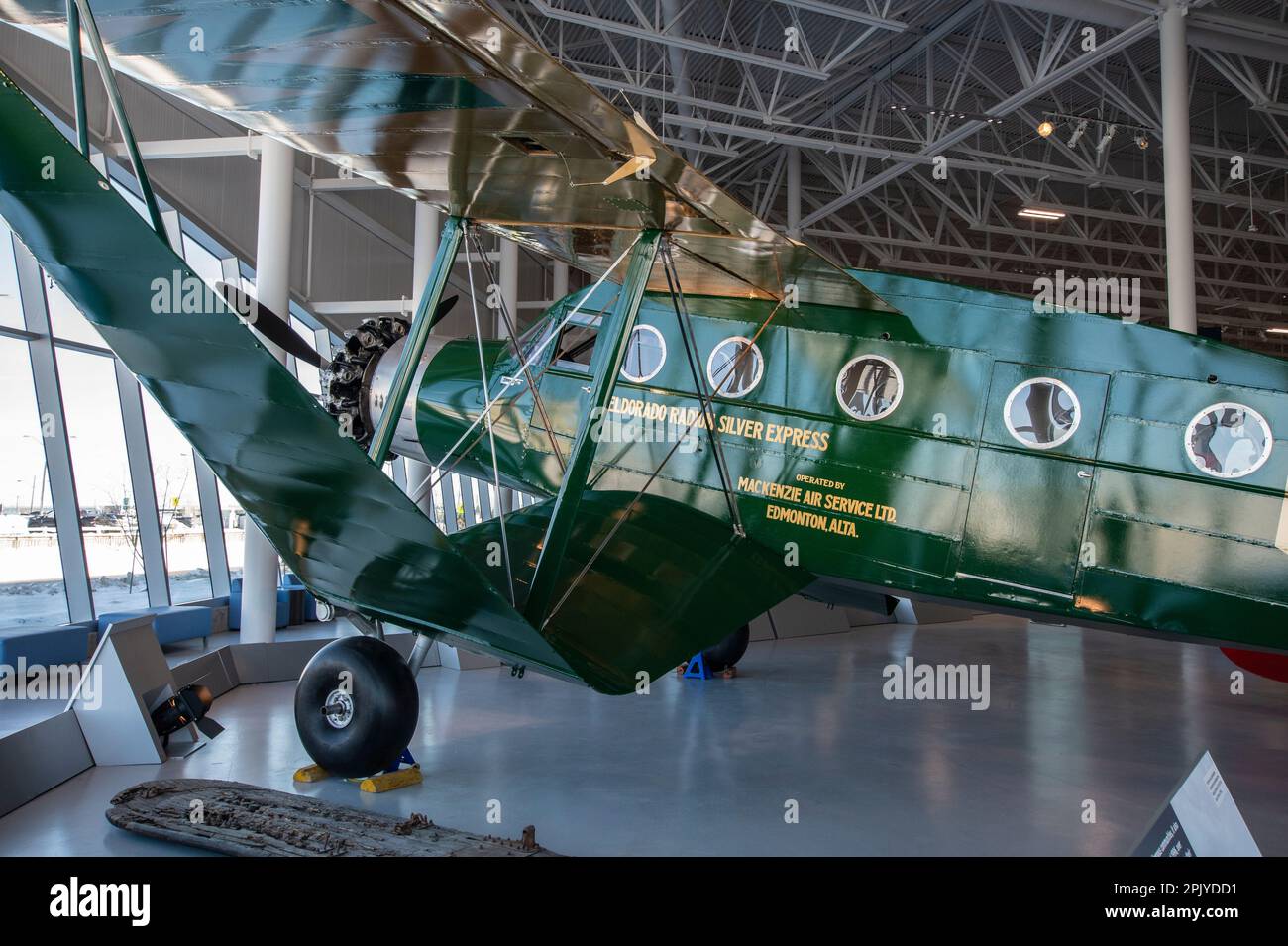 Bellanca 66-70 Aircroiser au Musée royal de l'aviation de l'Ouest du Canada à Winnipeg, Manitoba, Canada Banque D'Images