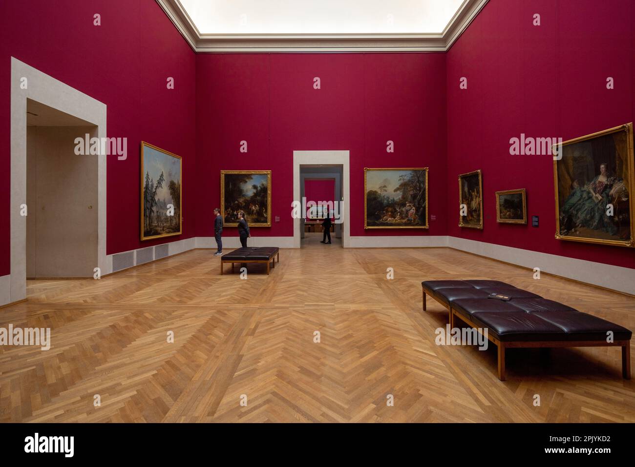 Le musée d'art Alte Pinakothek, Munich, Allemagne Banque D'Images